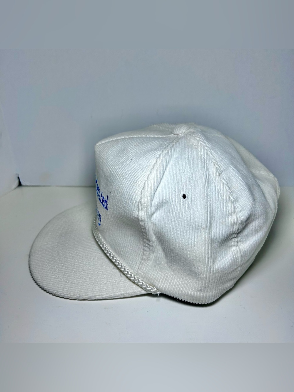 Vintage Corduroy Nestle Refrigerated Foods Distribution Trucker Hat View 2
